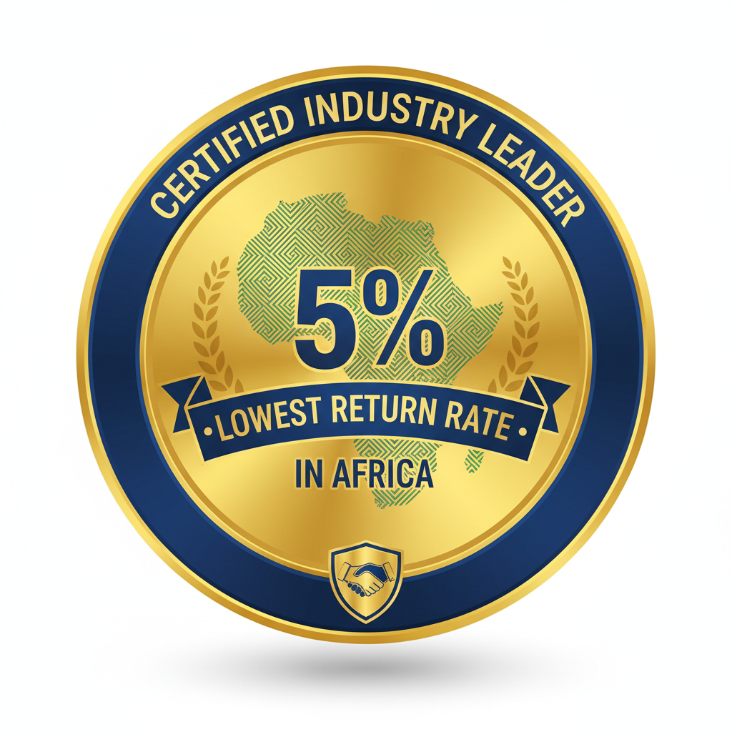 5% Lowest Return Rate in Africa