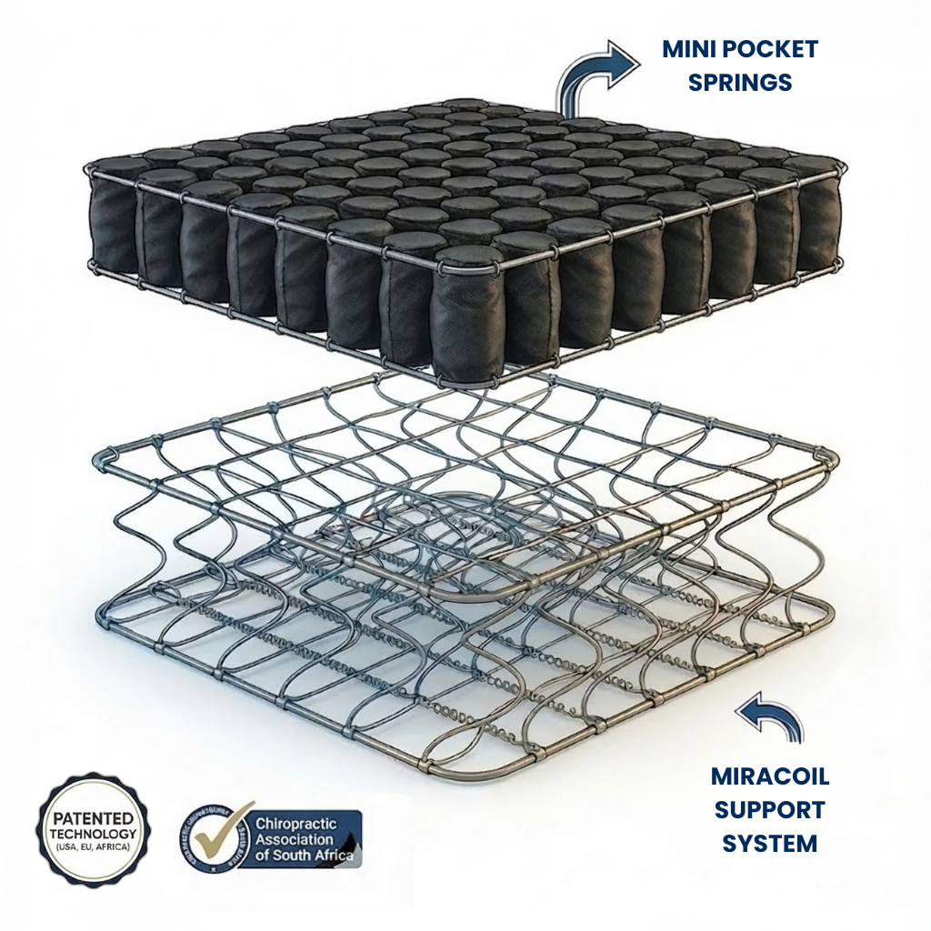 Bed Studio mattress support and comfort layers